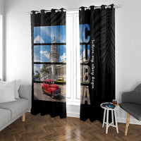 Cuba El Capitolio Window Curtain Where My Story Begin - Wonder Print Shop