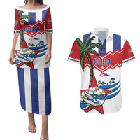 Cuba Patria Y Vida Couples Matching Puletasi and Hawaiian Shirt Cuban Trogon Unique - Wonder Print Shop