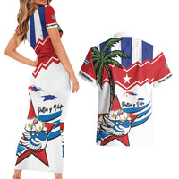 Cuba Patria Y Vida Couples Matching Short Sleeve Bodycon Dress and Hawaiian Shirt Cuban Trogon Unique - Wonder Print Shop