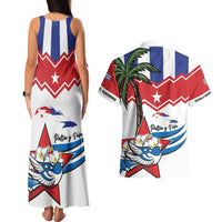 Cuba Patria Y Vida Couples Matching Tank Maxi Dress and Hawaiian Shirt Cuban Trogon Unique - Wonder Print Shop