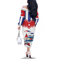 Cuba Patria Y Vida Family Matching Off The Shoulder Long Sleeve Dress and Hawaiian Shirt Cuban Trogon Unique - Wonder Print Shop