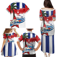 Cuba Patria Y Vida Family Matching Puletasi and Hawaiian Shirt Cuban Trogon Unique - Wonder Print Shop