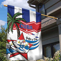 Cuba Patria Y Vida Garden Flag Cuban Trogon Unique - Wonder Print Shop