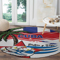 Cuba Patria Y Vida Round Carpet Cuban Trogon Unique