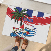 Cuba Patria Y Vida Rubber Doormat Cuban Trogon Unique - Wonder Print Shop