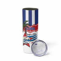 Cuba Patria Y Vida Skinny Tumbler Cuban Trogon Unique - Wonder Print Shop