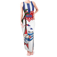 Cuba Patria Y Vida Tank Maxi Dress Cuban Trogon Unique - Wonder Print Shop