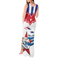 Cuba Patria Y Vida Tank Maxi Dress Cuban Trogon Unique - Wonder Print Shop