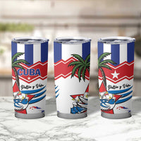 Cuba Patria Y Vida Tumbler Cup Cuban Trogon Unique - Wonder Print Shop