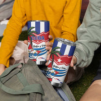 Cuba Patria Y Vida Tumbler Cup Cuban Trogon Unique - Wonder Print Shop