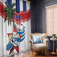 Cuba Patria Y Vida Window Curtain Cuban Trogon Unique - Wonder Print Shop