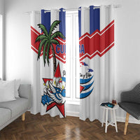 Cuba Patria Y Vida Window Curtain Cuban Trogon Unique - Wonder Print Shop