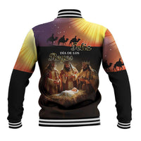 Three Kings Day Baseball Jacket Epiphany Dia de los Reyes - Wonder Print Shop