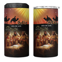 Three Kings Day 4 in 1 Can Cooler Tumbler Dia de los Reyes - Wonder Print Shop