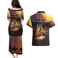 Three Kings Day Couples Matching Puletasi and Hawaiian Shirt Epiphany Dia de los Reyes - Wonder Print Shop