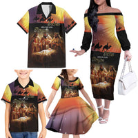 Three Kings Day Family Matching Off The Shoulder Long Sleeve Dress and Hawaiian Shirt Epiphany Dia de los Reyes - Wonder Print Shop