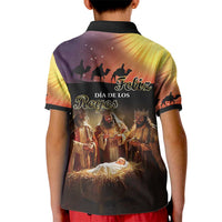 Three Kings Day Kid Polo Shirt Epiphany Dia de los Reyes - Wonder Print Shop