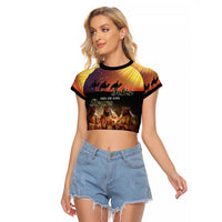 Three Kings Day Raglan Cropped T Shirt Epiphany Dia de los Reyes - Wonder Print Shop