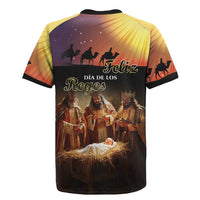 Three Kings Day Rugby Jersey Epiphany Dia de los Reyes - Wonder Print Shop
