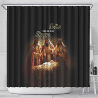 Three Kings Day Shower Curtain Epiphany Dia de los Reyes