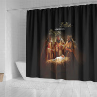 Three Kings Day Shower Curtain Epiphany Dia de los Reyes