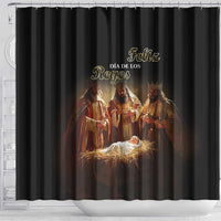 Three Kings Day Shower Curtain Epiphany Dia de los Reyes