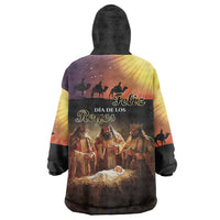Three Kings Day Wearable Blanket Hoodie Epiphany Dia de los Reyes - Wonder Print Shop