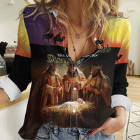 Three Kings Day Women Casual Shirt Epiphany Dia de los Reyes - Wonder Print Shop