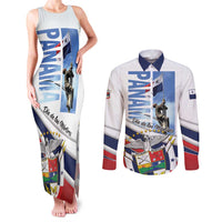 Panama Martyrs Day Couples Matching Tank Maxi Dress and Long Sleeve Button Shirt Dia de los Martires - Wonder Print Shop