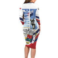 Panama Martyrs Day Family Matching Long Sleeve Bodycon Dress and Hawaiian Shirt Dia de los Martires - Wonder Print Shop