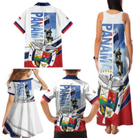 Panama Martyrs Day Family Matching Tank Maxi Dress and Hawaiian Shirt Dia de los Martires - Wonder Print Shop
