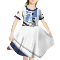 Panama Martyrs Day Kid Short Sleeve Dress Dia de los Martires - Wonder Print Shop