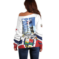 Panama Martyrs Day Off Shoulder Sweater Dia de los Martires - Wonder Print Shop
