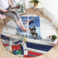Panama Martyrs Day Round Carpet Dia de los Martires