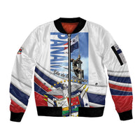 Panama Martyrs Day Sleeve Zip Bomber Jacket Dia de los Martires - Wonder Print Shop