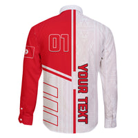 Tunisia Football Family Matching Long Sleeve Bodycon Dress and Hawaiian Shirt Go Eagles of Carthage - Wonder Print Shop