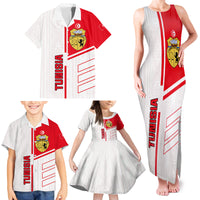 Tunisia Football Family Matching Tank Maxi Dress and Hawaiian Shirt Go Eagles of Carthage - Wonder Print Shop