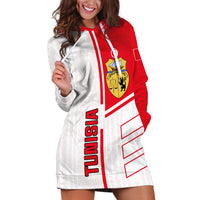 Tunisia Football Hoodie Dress Go Eagles of Carthage - Wonder Print Shop