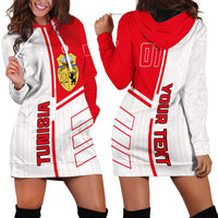 Tunisia Football Hoodie Dress Go Eagles of Carthage - Wonder Print Shop