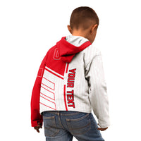 Tunisia Football Kid Hoodie Go Eagles of Carthage - Wonder Print Shop