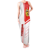 Tunisia Football Tank Maxi Dress Go Eagles of Carthage - Wonder Print Shop