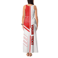 Tunisia Football Tank Maxi Dress Go Eagles of Carthage - Wonder Print Shop