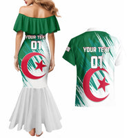Algeria Football Couples Matching Mermaid Dress and Hawaiian Shirt Go Les Fennecs - Wonder Print Shop