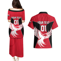 Egypt Football Couples Matching Puletasi and Hawaiian Shirt Go The Pharaohs - Wonder Print Shop