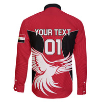 Egypt Football Family Matching Long Sleeve Bodycon Dress and Hawaiian Shirt Go The Pharaohs - Wonder Print Shop