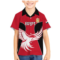 Egypt Football Family Matching Mermaid Dress and Hawaiian Shirt Go The Pharaohs - Wonder Print Shop