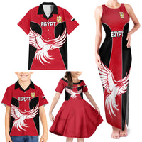 Egypt Football Family Matching Tank Maxi Dress and Hawaiian Shirt Go The Pharaohs - Wonder Print Shop