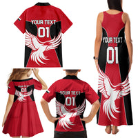 Egypt Football Family Matching Tank Maxi Dress and Hawaiian Shirt Go The Pharaohs - Wonder Print Shop