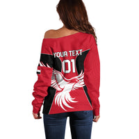 Egypt Football Off Shoulder Sweater Go The Pharaohs - Wonder Print Shop