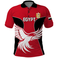 Egypt Football Polo Shirt Go The Pharaohs - Wonder Print Shop